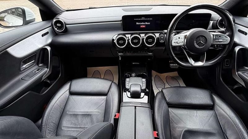 Used Mercedes CLA200 AMG line 163 HP (119 kW) 2020 White Coupe