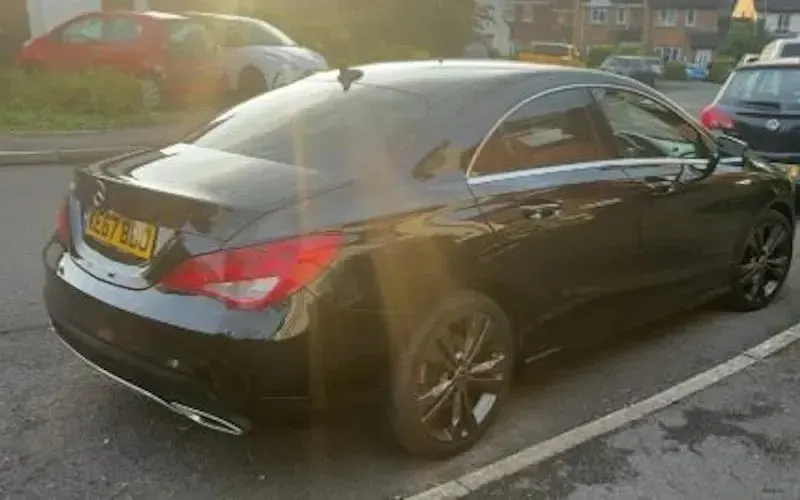 Usado Mercedes CLA220 177 HP (130 kW) 2017 Preto Sedan