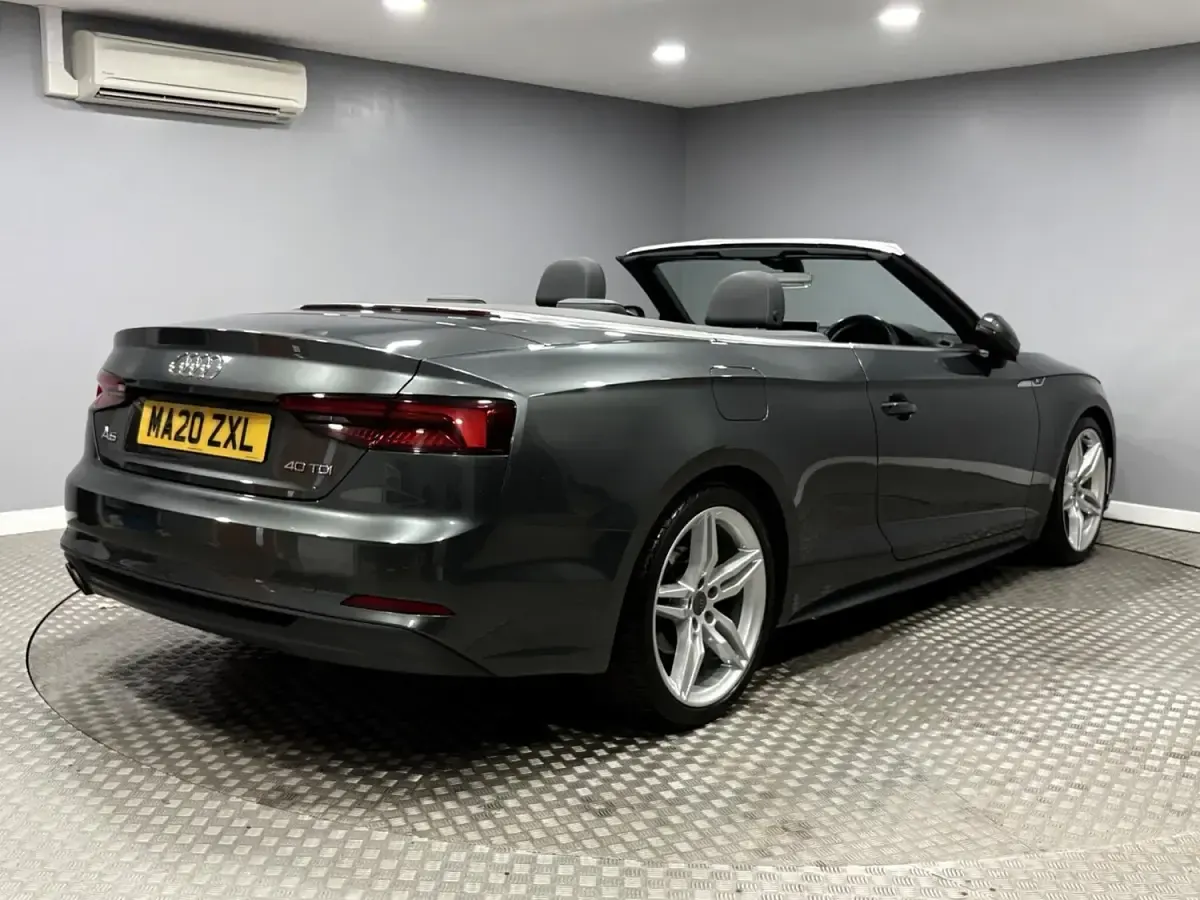 Used Audi A5 Cabriolet S-Line 190 HP (139 kW) 2020 Grey Cabriolet