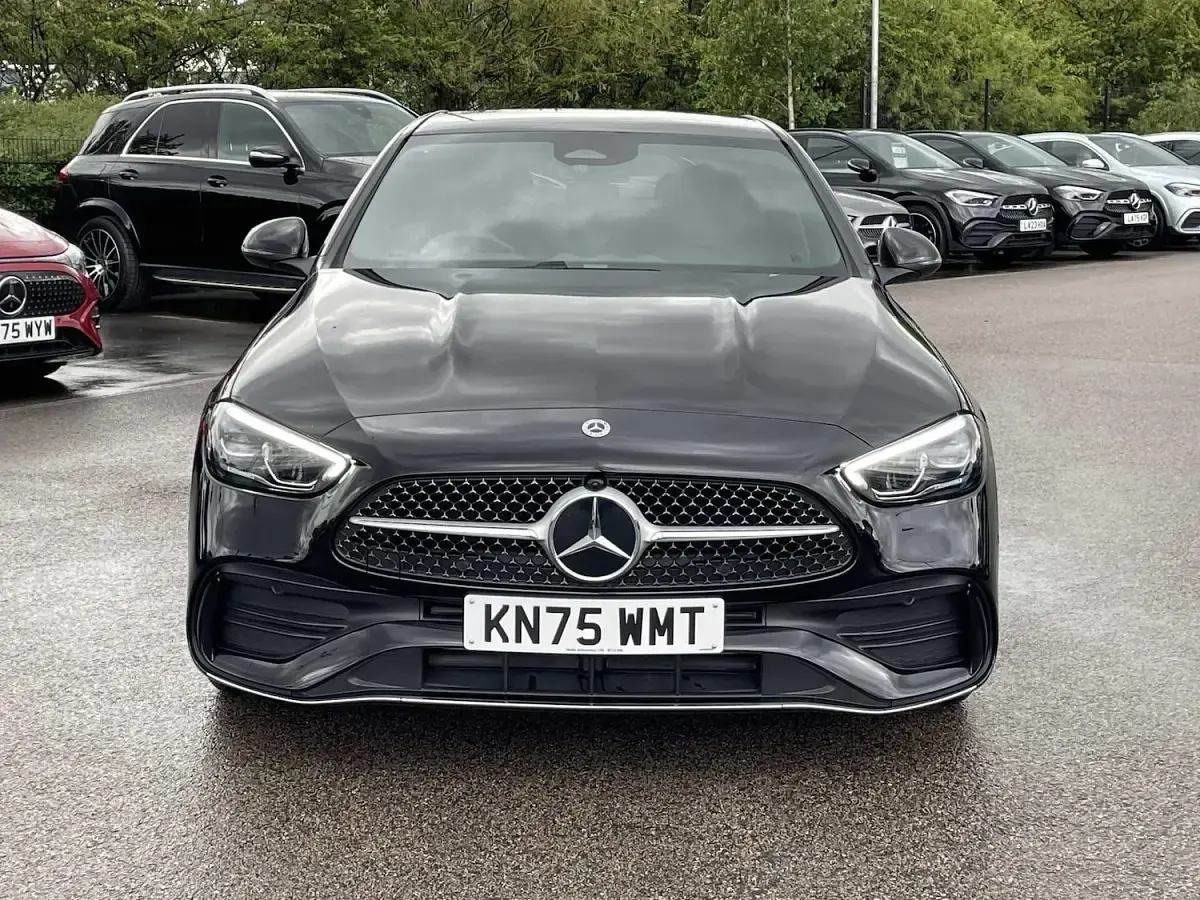 Used Mercedes C200 AMG line 204 HP (150 kW) 2025 Black Sedan