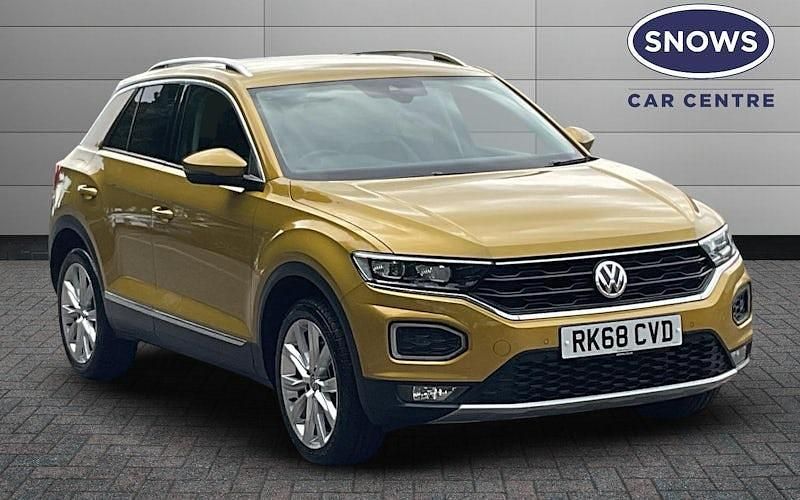 Yellow Used 2018 VW T-Roc SEL SUV | £14,999 (Fair price) - Image 1/4
