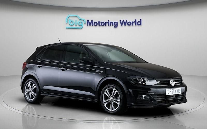 Used VW Polo R-line 110 HP (80 kW) 2021 Black Hatchback