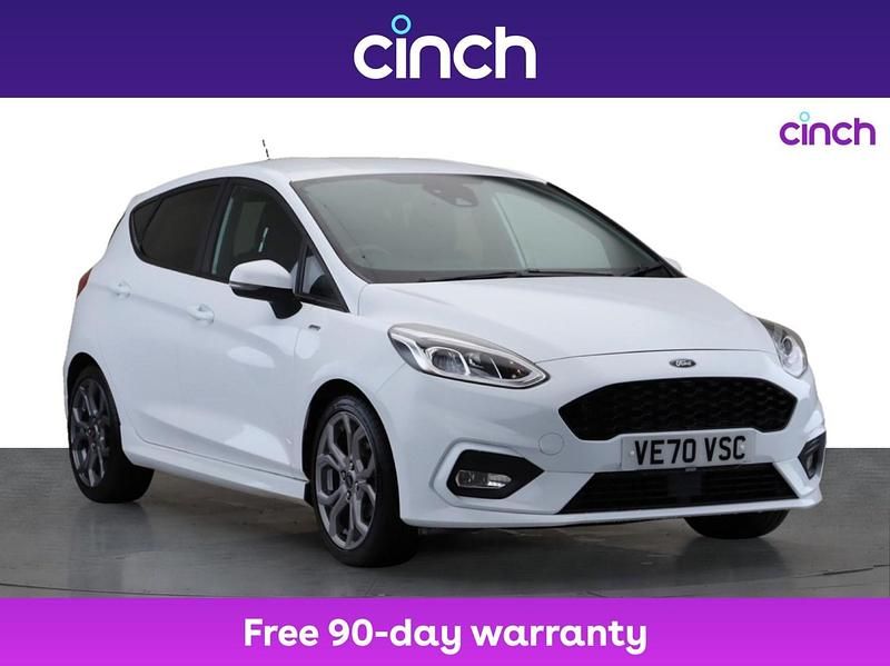 White Used 2021 Ford Fiesta ST-Line Hatchback | £11,149 (Fair price) - Image 1/3