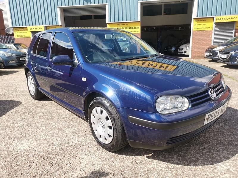 Used VW Golf IV SE 100 HP (73 kW) 2003 Blue Hatchback