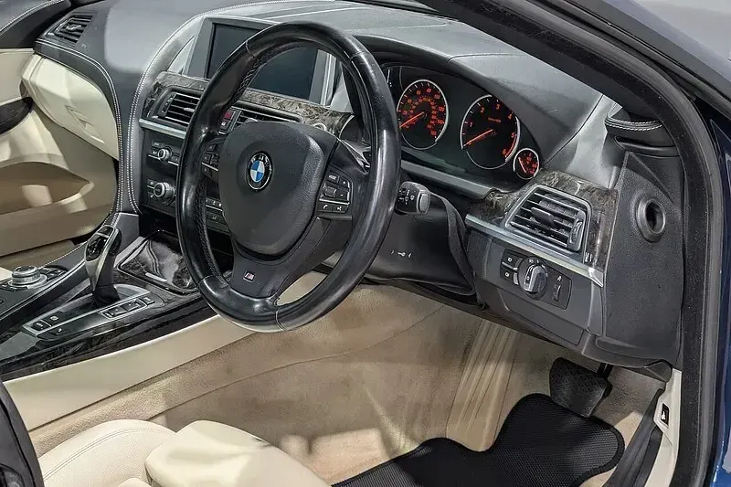 Begagnad BMW 640 M Sport 313 HK (230 kW) 2012 Blå Sportkupé