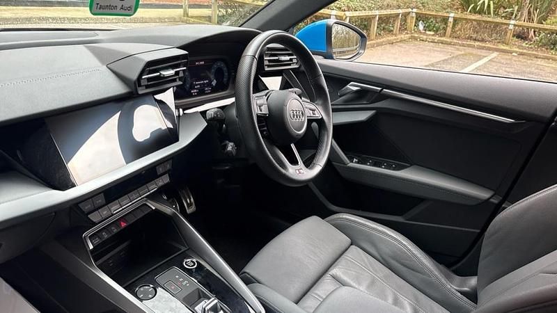 Used Audi A3 S-Line 150 HP (110 kW) 2022 Blue Sedan