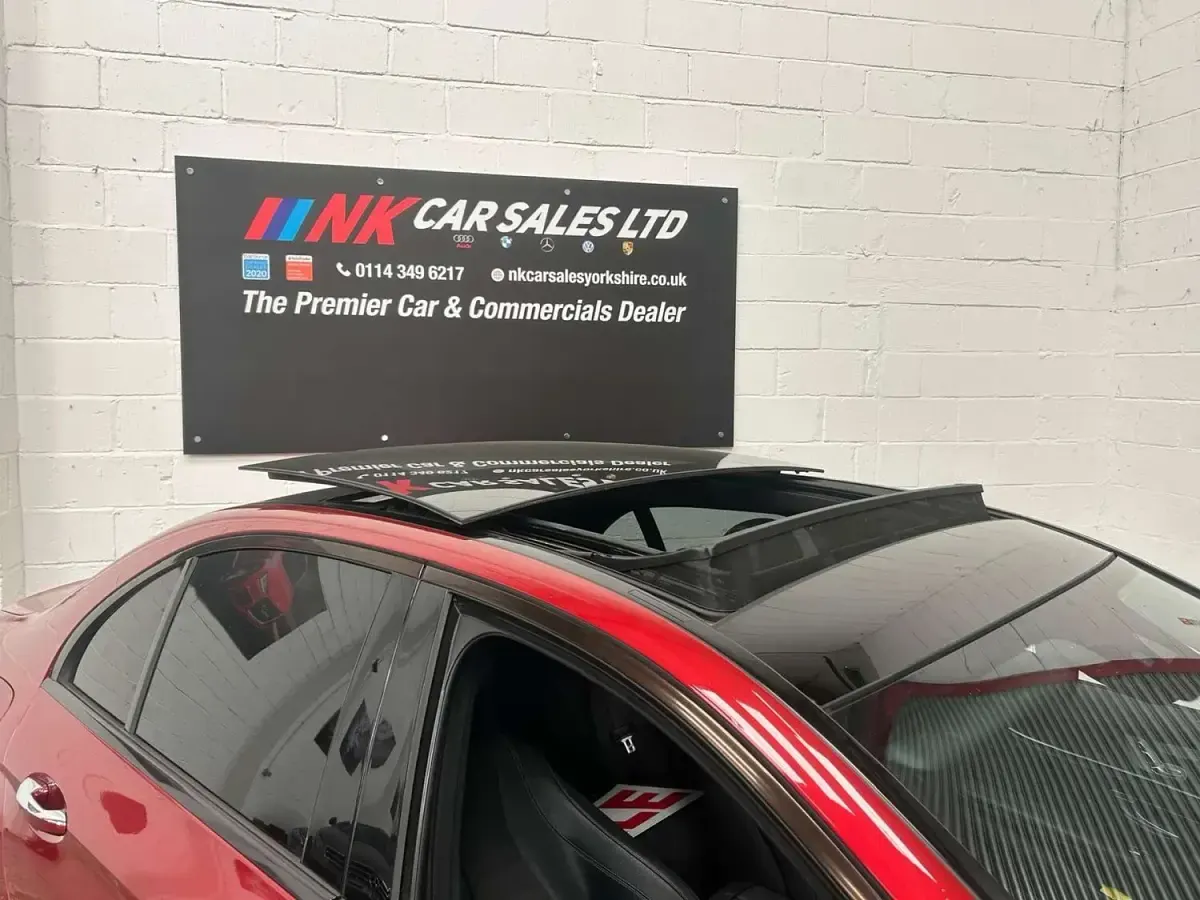 Used Mercedes E300 AMG line 306 HP (225 kW) 2019 Red Sedan