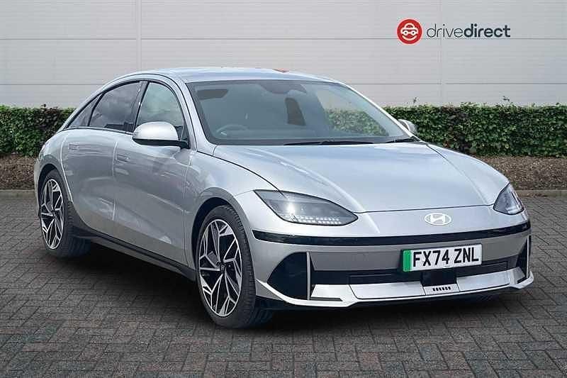 Silver Used 2024 Hyundai Ioniq 6 Premium Sedan | £28,105 (Fair price) - Image 1/4