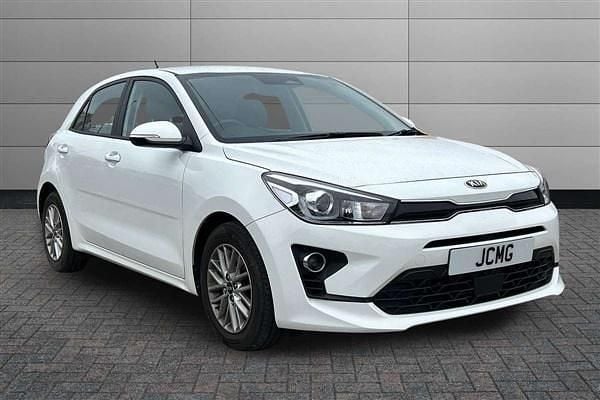 White Used 2021 Kia Rio Hatchback | £12,350 (Fair price) - Image 1/4