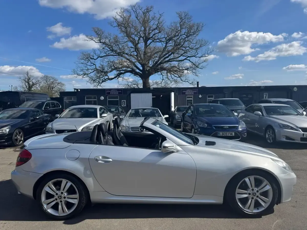Begagnad Mercedes SLK280 2009 Silver Cab