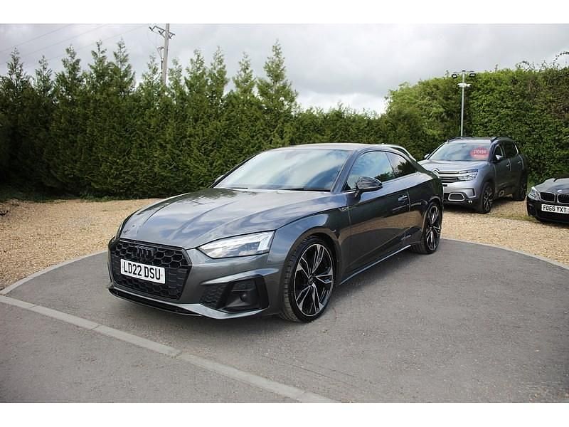 Used Audi A5 Black Edition 245 HP (180 kW) 2022 Grey Coupe