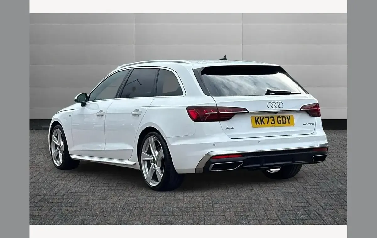 Used Audi A4 S-Line 204 HP (150 kW) 2024 Arkona white Estate