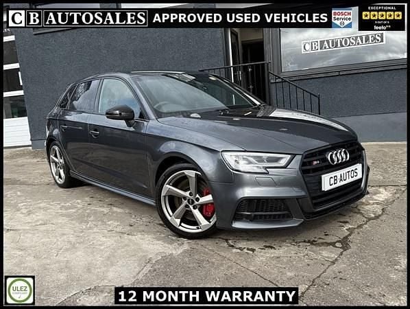 Grey Used 2017 Audi S3 Sportback Black Edition Hatchback | £18,990 - Image 1/1