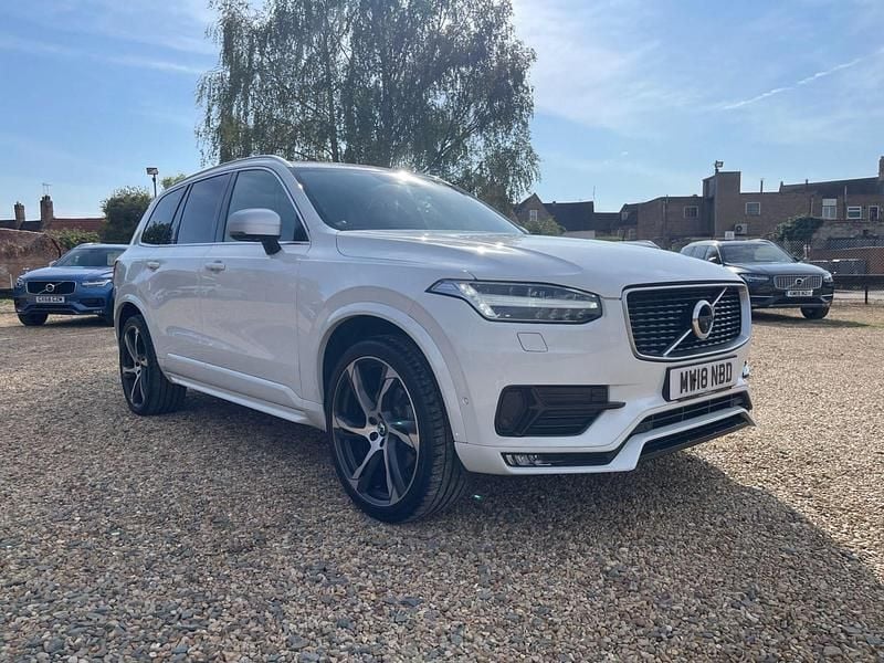 White Used 2018 Volvo XC90 R-Design Pro SUV | £28,995 (Good price) - Image 1/4