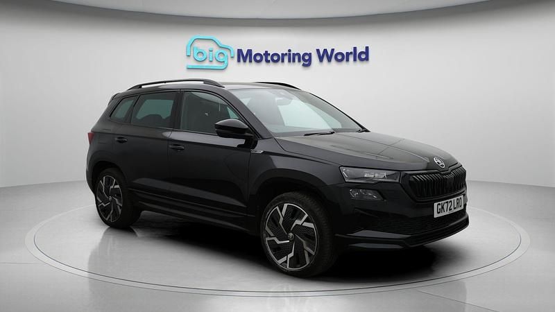 Black Used 2022 Skoda Karoq SportLine SUV | £22,100 (Fair price) - Image 1/4