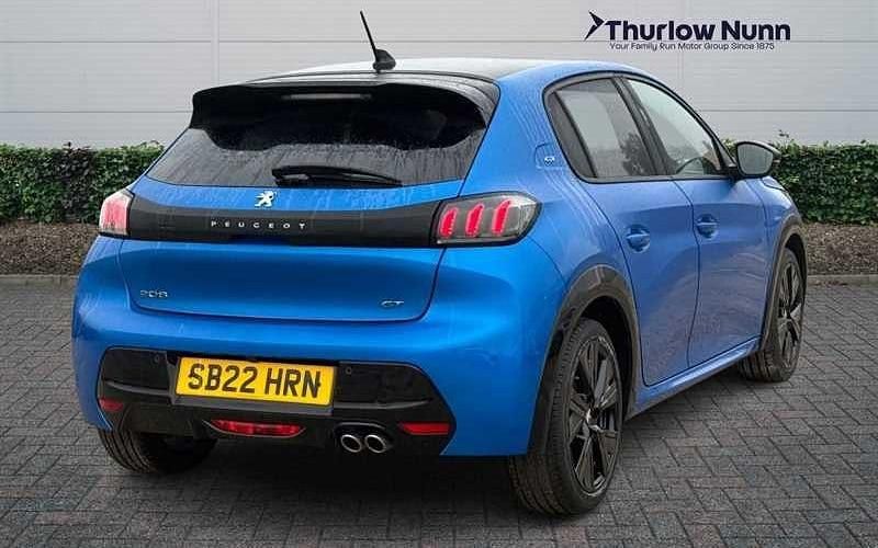 Used Peugeot 208 GT 131 HP (96 kW) 2022 Blue Hatchback