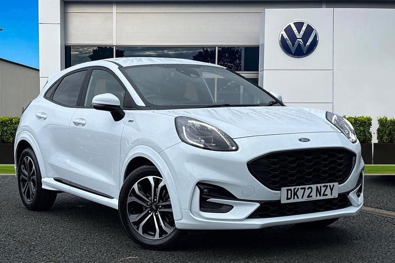 White Used 2022 Ford Puma ST-Line SUV | £12,111 (Good price) - Image 1/4