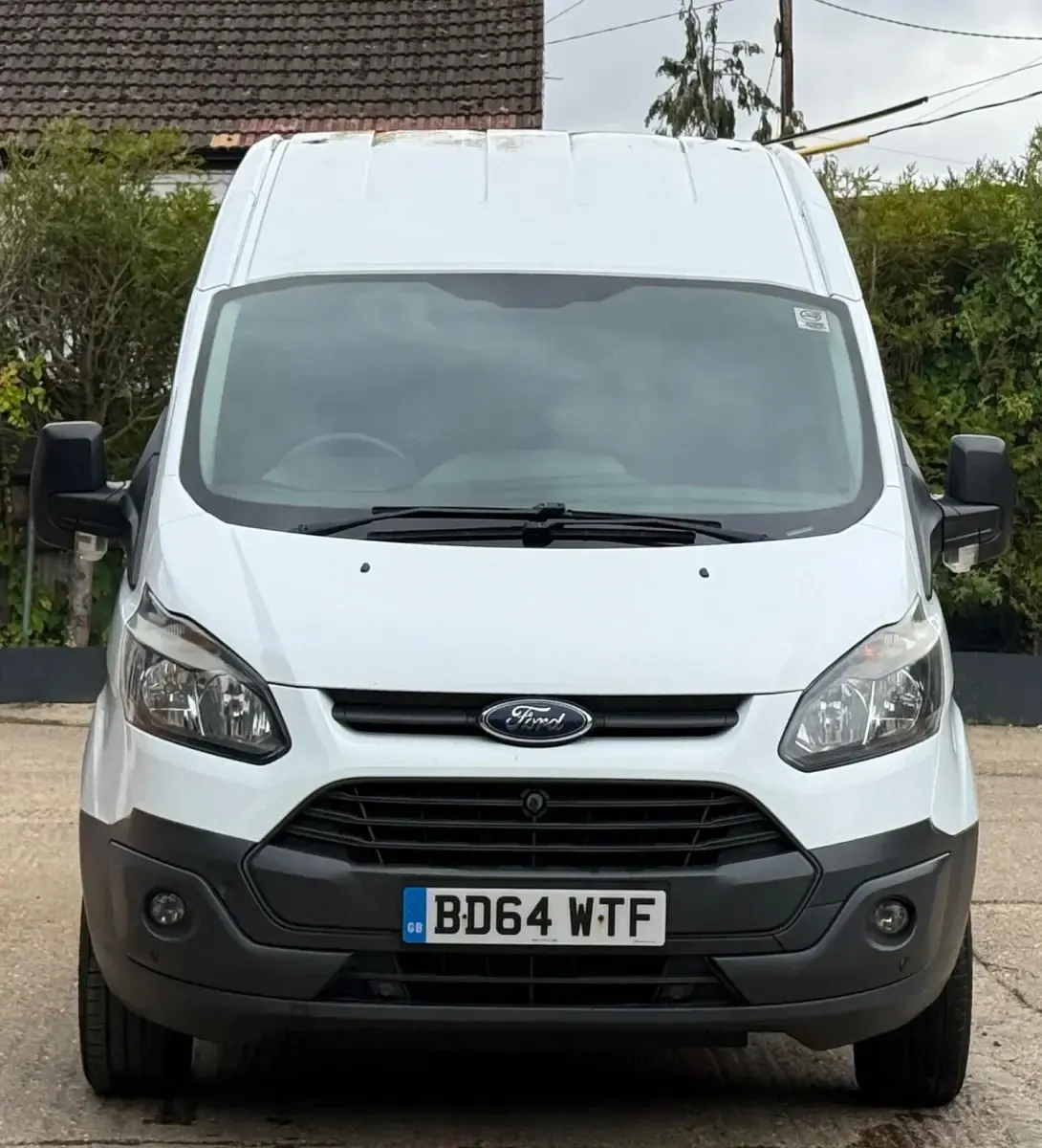 Used Ford Transit Custom 100 HP (73 kW) 2014 White Van