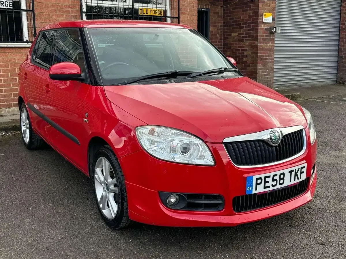 Used Skoda Fabia Sport 105 HP (77 kW) 2008 Red Hatchback