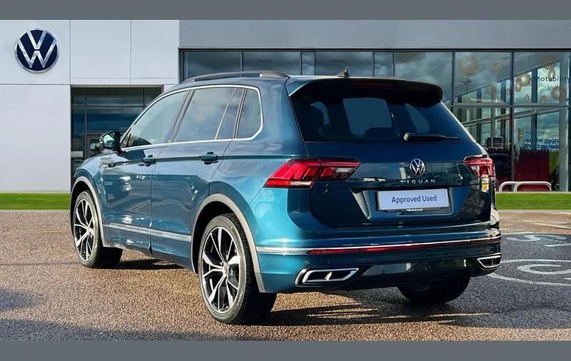 Used VW Tiguan R-line 150 HP (110 kW) 2022 Blue SUV