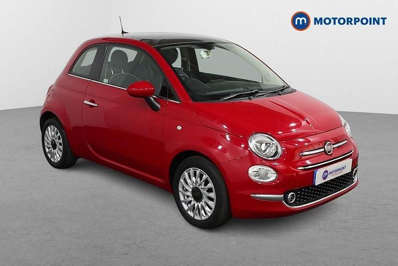 Red Used 2018 Fiat 500 Lounge Hatchback | £7,299 (Fair price) - Image 1/4