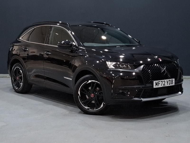 Black Used 2022 DS Automobiles DS7 Crossback Performance Line Plus SUV | £19,298 (Fair price) - Image 1/4