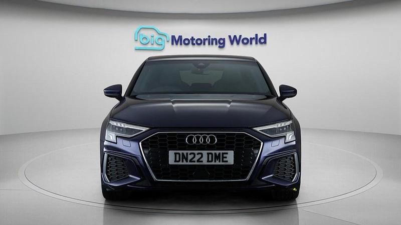 Used Audi A3 Sportback S-Line 150 HP (110 kW) 2022 Blue Hatchback