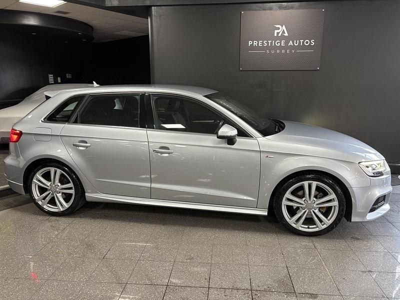 Used Audi A3 Sportback S-Line 150 HP (110 kW) 2017 Silver Hatchback