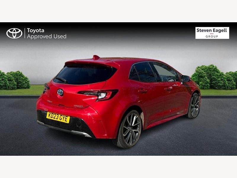 Used Toyota Corolla 2023 Red Hatchback