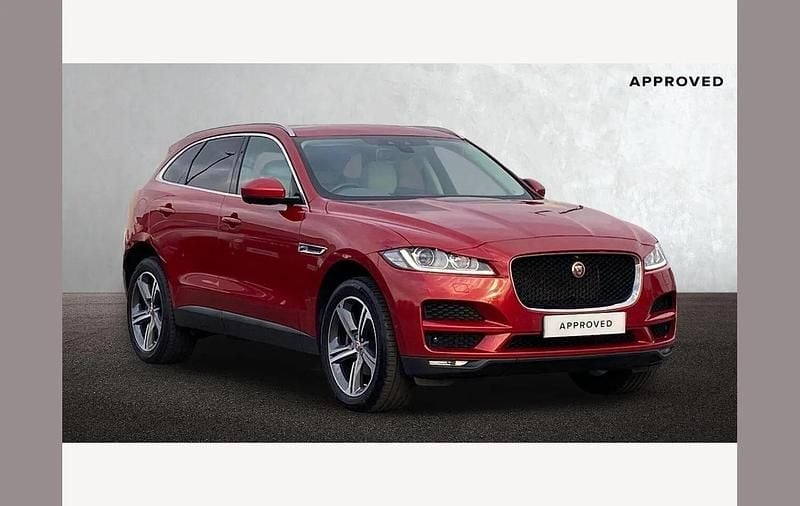 Red Used 2018 Jaguar F-Pace Portfolio SUV | £18,250 (Fair price) - Image 1/4