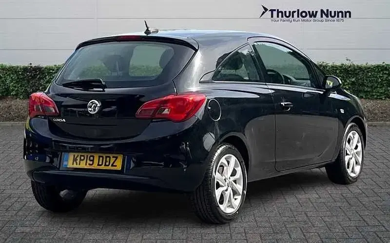 Used Vauxhall Corsa S 90 HP (66 kW) 2019 Black Hatchback
