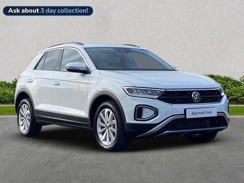 White New 2025 VW T-Roc Match SUV | £25,999 (A bit pricey) - Image 1/4