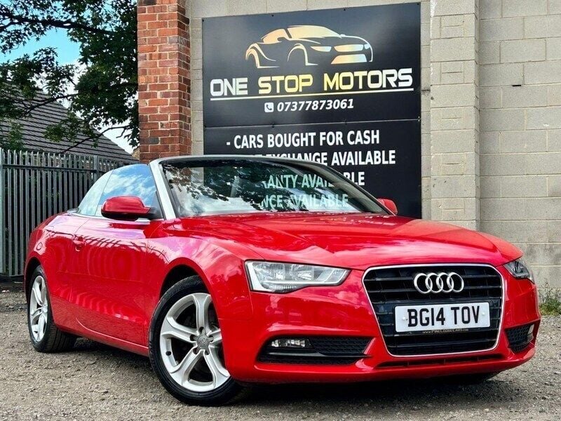 Red Used 2014 Audi A5 Cabriolet Cabriolet | £5,995 (Good price) - Image 1/4