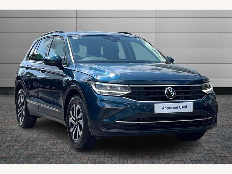 Blue Used 2022 VW Tiguan Active SUV | £25,495 (A bit pricey) - Image 1/4