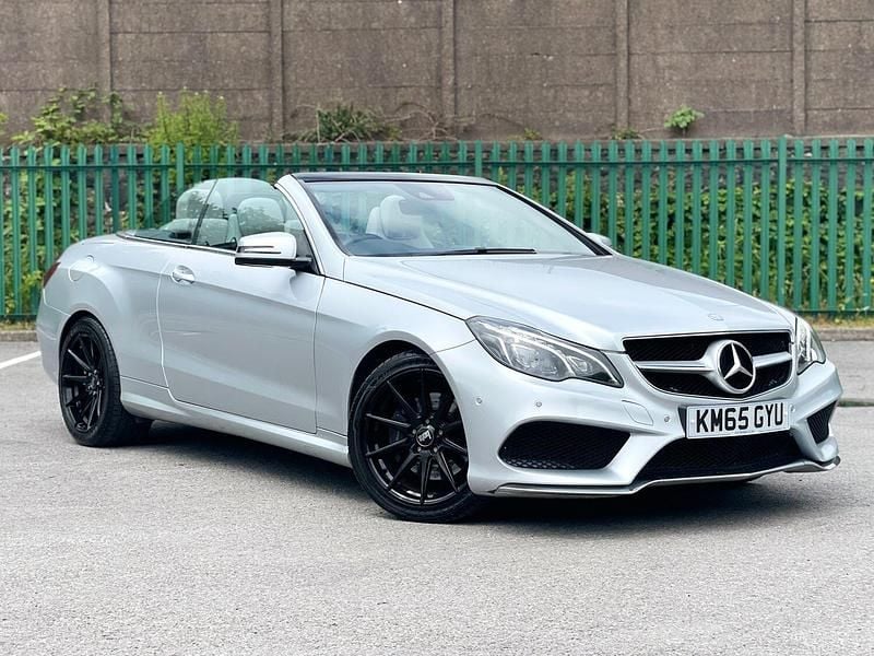 Silver Used 2015 Mercedes E350 AMG line Cabriolet | £12,495 (Fair price) - Image 1/4