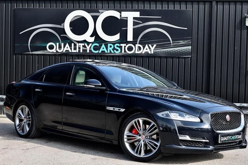 Black Used 2017 Jaguar XJ R-Sport Sedan | £18,995 (Fair price) - Image 1/4