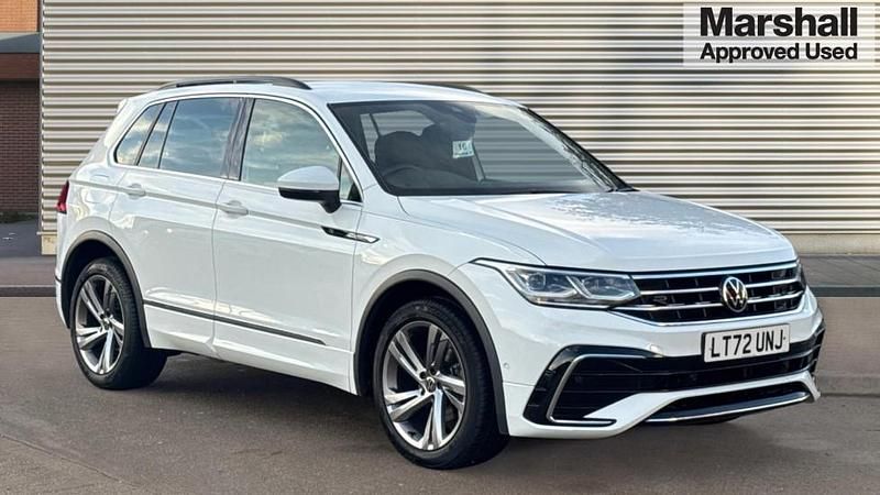 White Used 2022 VW Tiguan R-line Edition SUV | £24,490 (Fair price) - Image 1/4