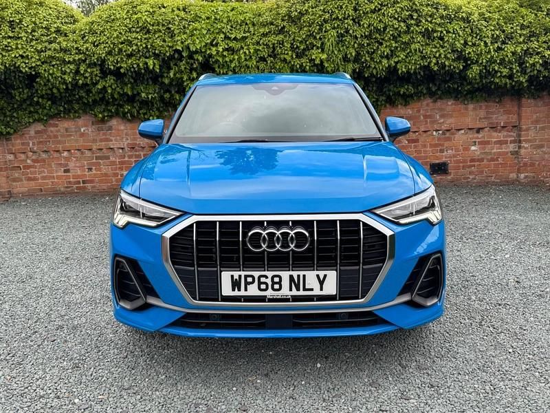 Used Audi Q3 S-Line 150 HP (110 kW) 2018 Blue SUV