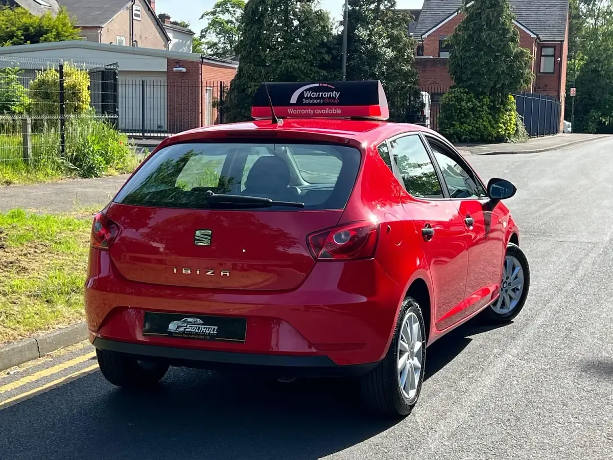 Used Seat Ibiza SOL 73 HP (53 kW) 2016 Red Hatchback