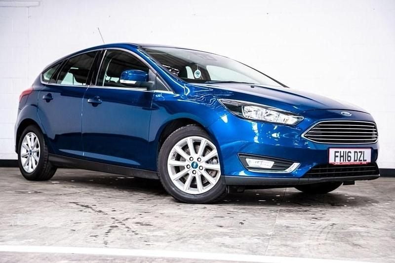 Blue Used 2016 Ford Focus Titanium Hatchback | £6,790 (Good price) - Image 1/4