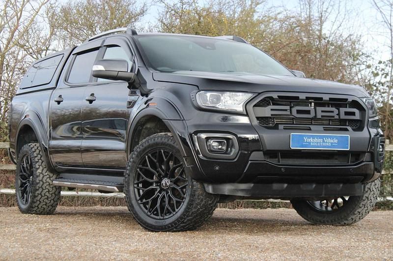 Black Used 2021 Ford Ranger Wildtrack Pickup | £19,989 (Fair price) - Image 1/4