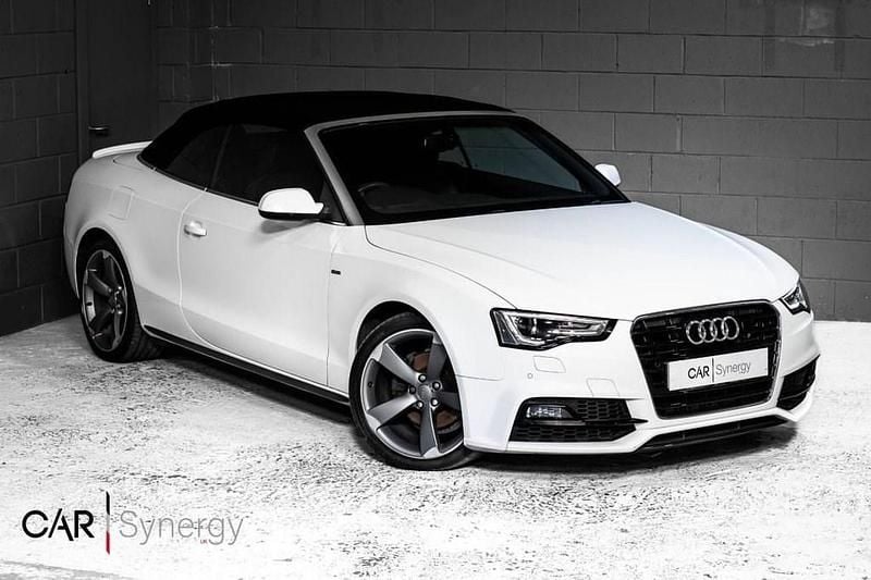 Used Audi A5 Cabriolet S-Line 190 HP (139 kW) 2016 White Cabriolet