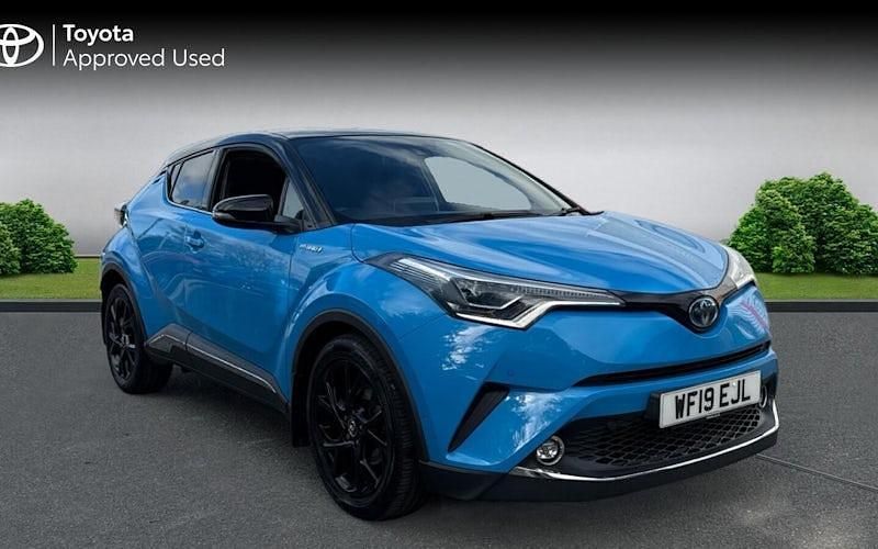 Cyan splash Used 2019 Toyota C-HR SUV | £17,369 (Fair price) - Image 1/2