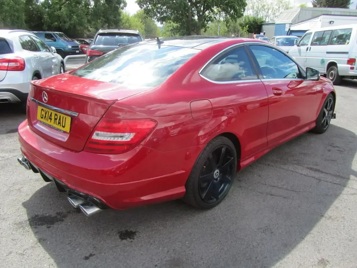 Used Mercedes C220 Sport Edition 2014 Red Coupe