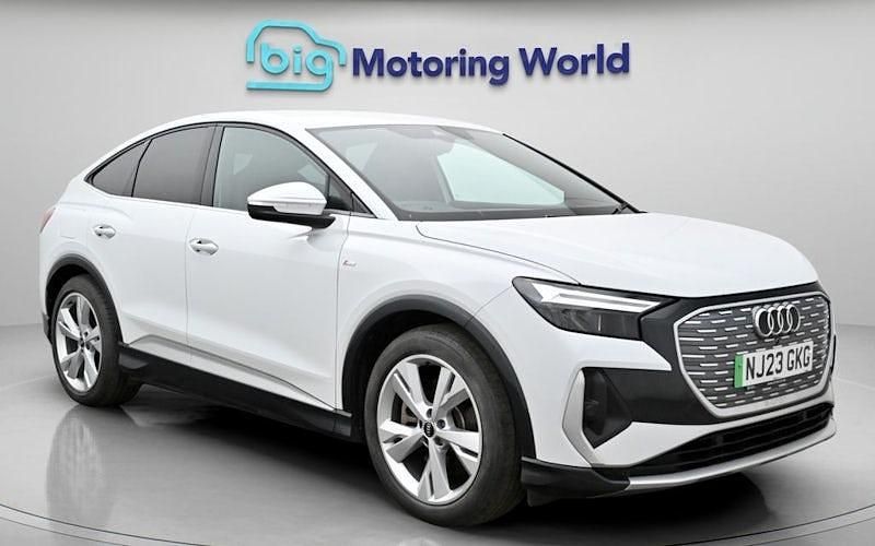 Used Audi Q4 Sportback e-tron S-Line 150 kW (204 HP) 2023 White SUV