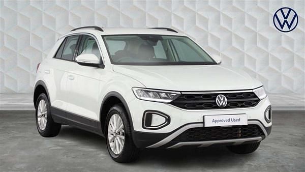White Used 2022 VW T-Roc Life SUV | £19,425 (Fair price) - Image 1/4