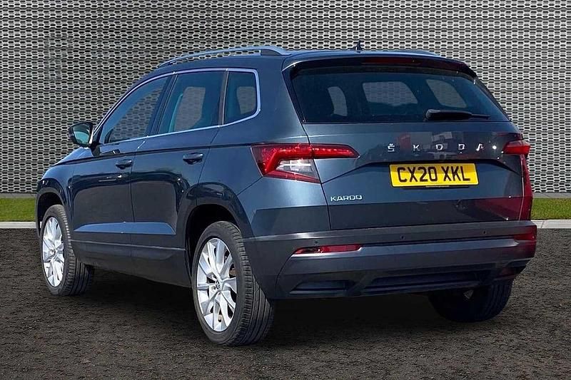 Used Skoda Karoq SE L 110 HP (80 kW) 2020 Quartz grey metallic SUV