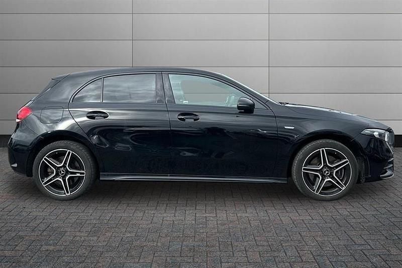 Used Mercedes A250 AMG line 218 HP (160 kW) 2021 Black Hatchback