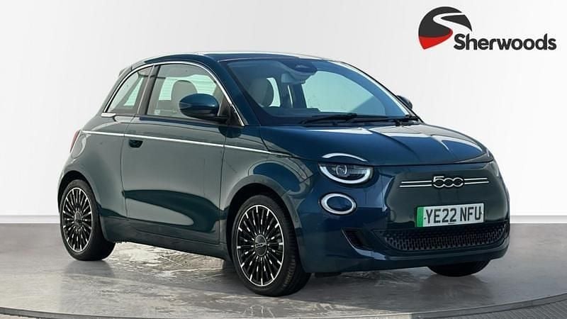Used Fiat 500e La Prima 86 kW (118 HP) 2022 Green Hatchback