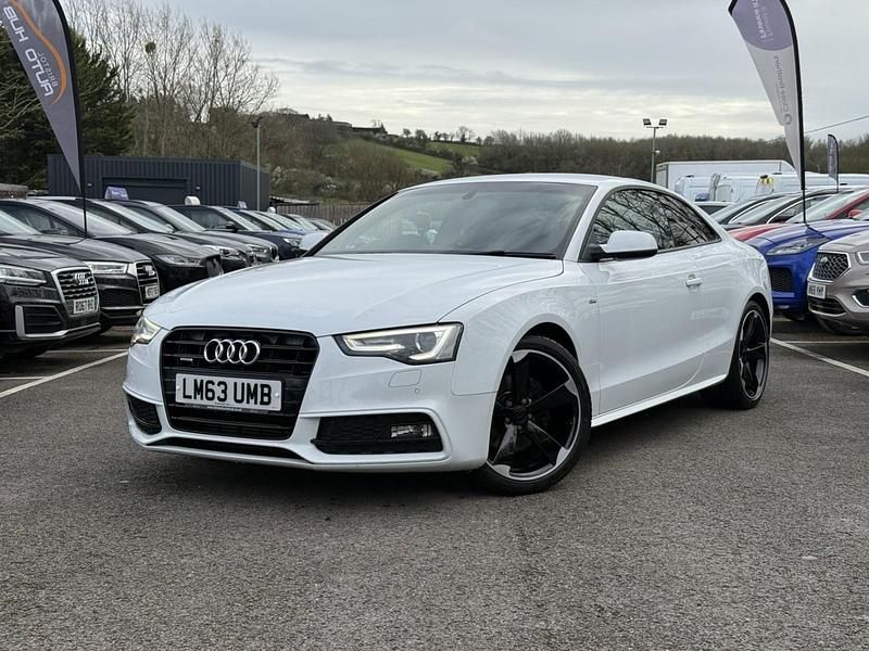 Used Audi A5 Black Edition 225 HP (165 kW) 2013 White Coupe
